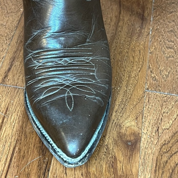 Nocona vintage brown cowboy boots size 9.5 Women’s 9 1/2 S91 - Picture 9 of 16